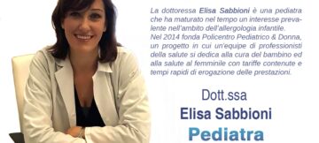 Dott.ssa Elisa Sabbioni – Pediatra