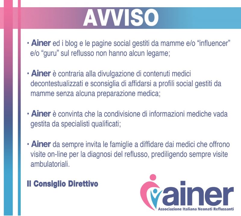 Attenzione: avviso importante