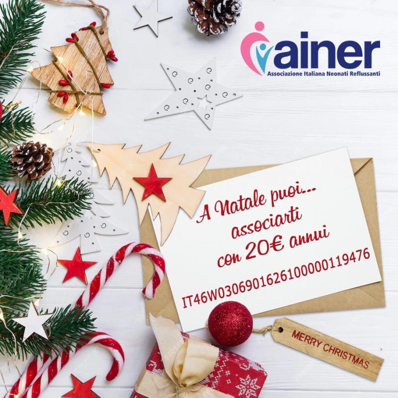 A Natale puoi… Sostenere AINER!!